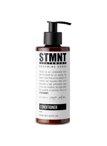 STMNT Grooming Goods Moisturizing Conditioner with Activated Charcoal & Menthol – Softens Hair & Restores Shine – 10.1 oz – All Hair Types Avelisse