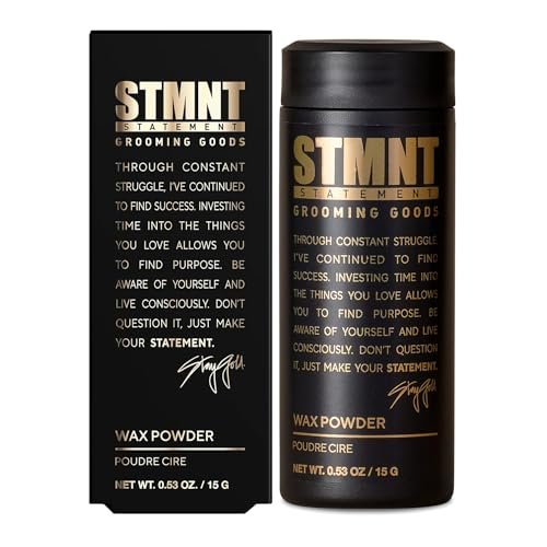 STMNT Grooming Goods Wax Powder – Semi-Matte Finish, Medium Control, Added Grip and Volume for Fuller Hair (0.53 oz) - görsel 2