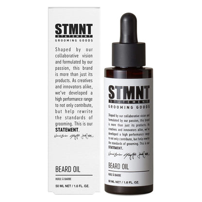 STMNT Grooming Goods Beard Oil, 1.6 oz – Silicone Free, Moisturizing Formula with Natural Oils Avelisse