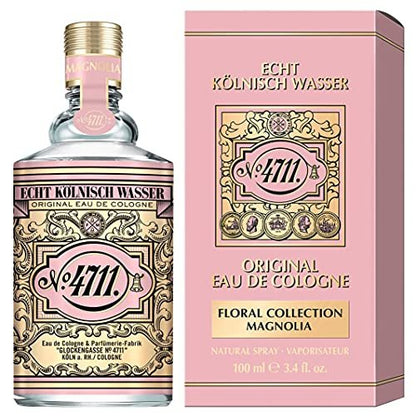 4711 Floral Collection Magnolia Eau de Cologne for Women - 3.4 oz Spray Avelisse