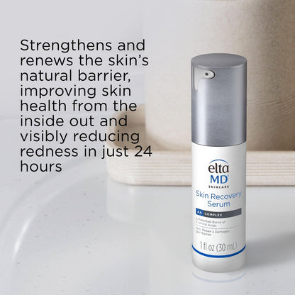 EltaMD Skin Recovery Face Serum – Redness Relief for Sensitive Skin, Visibly Reduces Redness in 24 Hours, 1.0 oz Pump Avelisse