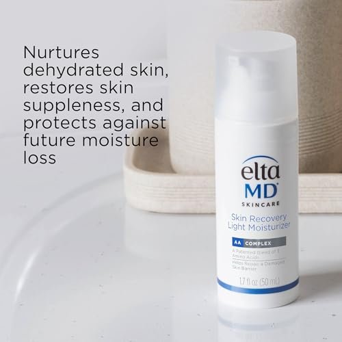 EltaMD Skin Recovery Light Face Moisturizer for Dry Skin, Oil Free Moisturizer for Face and Acne Prone Skin Care, 1.7 oz Pump Avelisse