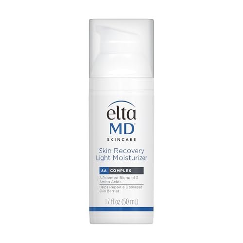 EltaMD Skin Recovery Light Face Moisturizer for Dry Skin, Oil Free Moisturizer for Face and Acne Prone Skin Care, 1.7 oz Pump Avelisse