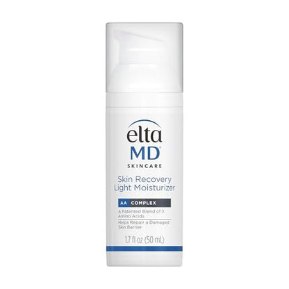 EltaMD Skin Recovery Light Face Moisturizer for Dry Skin, Oil Free Moisturizer for Face and Acne Prone Skin Care, 1.7 oz Pump Avelisse