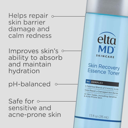 EltaMD Skin Recovery Essence Face Toner - Hydrating Alcohol-Free Toner for Sensitive & Acne Prone Skin, 7.3 oz Avelisse