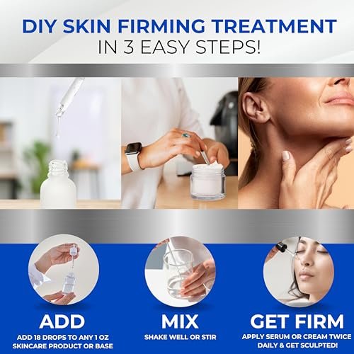 Skin Perfection Firming Serum Booster with Progeline Peptide - Anti-Aging Face and Neck Serum, Trifluoroacetyl Tripeptide-2, 0.5 Fl Oz Avelisse