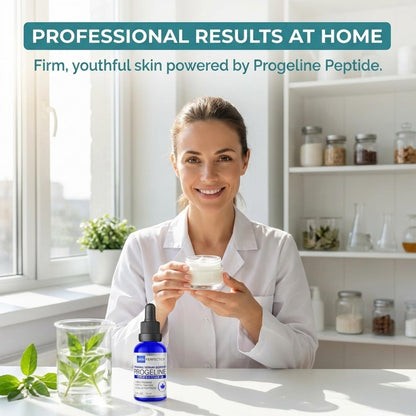 Skin Perfection Firming Serum Booster with Progeline Peptide - Anti-Aging Face and Neck Serum, Trifluoroacetyl Tripeptide-2, 0.5 Fl Oz Avelisse