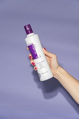 Fanola No Yellow Purple Shampoo - Color Depositing Shampoo for Blondes, Bleached & Grey Hair - Removes Brassy Tones (11.83 Fl Oz) - görsel 6
