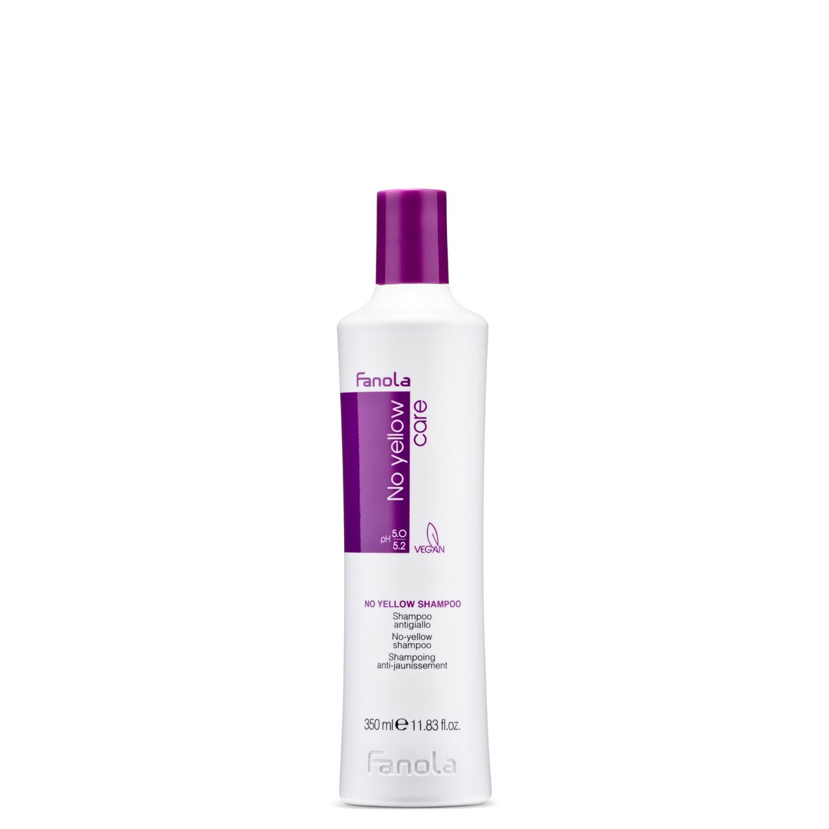 Fanola No Yellow Purple Shampoo - Color Depositing Shampoo for Blondes, Bleached & Grey Hair - Removes Brassy Tones (11.83 Fl Oz) - görsel 1