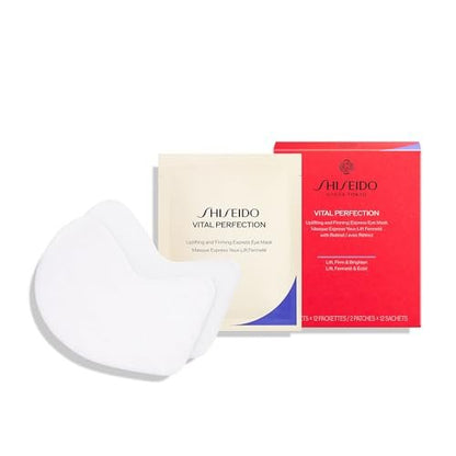 Shiseido Vital Perfection Uplifting and Firming Express Eye Mask - Pure Retinol Under-Eye Mask, 24 Count Avelisse