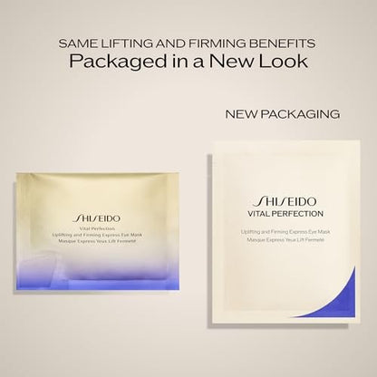 Shiseido Vital Perfection Uplifting and Firming Express Eye Mask - Pure Retinol Under-Eye Mask, 24 Count Avelisse