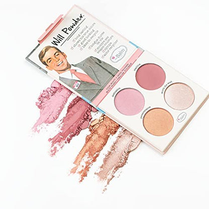 theBalm Will Powder Blush Quad - Assorted Shades for a Natural Flush