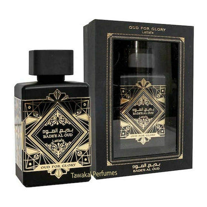 Lattafa Bade'e Al Oud Oud for Glory - Oriental Woody Eau de Parfum - Long-Lasting Unisex Fragrance, 3.4 oz (100 ml)