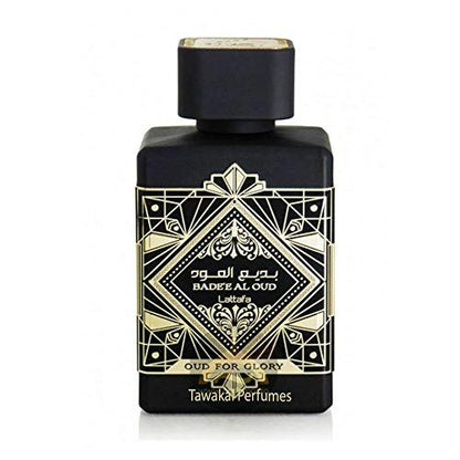 Lattafa Bade'e Al Oud Oud for Glory - Oriental Woody Eau de Parfum - Long-Lasting Unisex Fragrance, 3.4 oz (100 ml)