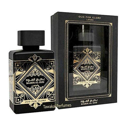 Lattafa Bade'e Al Oud Oud for Glory - Oriental Woody Eau de Parfum - Long-Lasting Unisex Fragrance, 3.4 oz (100 ml)