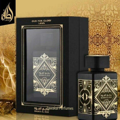 Lattafa Bade'e Al Oud Oud for Glory - Oriental Woody Eau de Parfum - Long-Lasting Unisex Fragrance, 3.4 oz (100 ml)