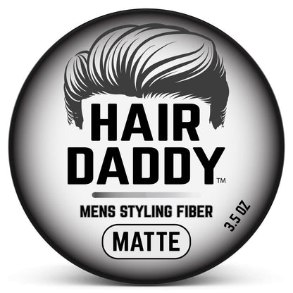HAIR DADDY The Original Strong Hold Matte Styling Clay for Men – Natural Finish Hair Wax, Zero Shine Paste for All Hair Types (3.5 oz) Avelisse