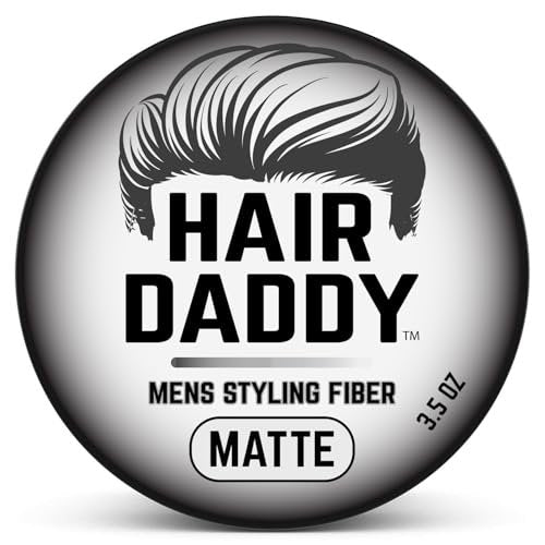 HAIR DADDY The Original Strong Hold Matte Styling Clay for Men – Natural Finish Hair Wax, Zero Shine Paste for All Hair Types (3.5 oz) Avelisse