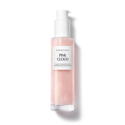 HERBIVORE Pink Cloud Creamy Jelly Cleanser - Hydrating Face Wash with Rosewater, Squalane & Tremella Mushroom, Gently Cleanses & Removes Makeup, Vegan & Cruelty-Free, 3.4 fl oz Avelisse