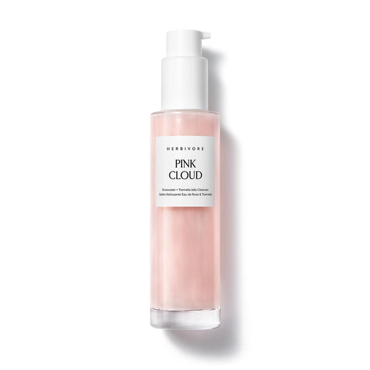 HERBIVORE Pink Cloud Creamy Jelly Cleanser - Hydrating Face Wash with Rosewater, Squalane & Tremella Mushroom, Gently Cleanses & Removes Makeup, Vegan & Cruelty-Free, 3.4 fl oz Avelisse