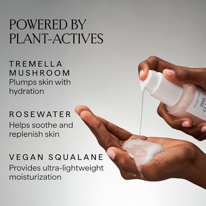 HERBIVORE Pink Cloud Creamy Jelly Cleanser - Hydrating Face Wash with Rosewater, Squalane & Tremella Mushroom, Gently Cleanses & Removes Makeup, Vegan & Cruelty-Free, 3.4 fl oz Avelisse