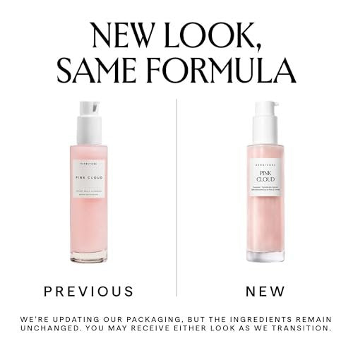 HERBIVORE Pink Cloud Creamy Jelly Cleanser - Hydrating Face Wash with Rosewater, Squalane & Tremella Mushroom, Gently Cleanses & Removes Makeup, Vegan & Cruelty-Free, 3.4 fl oz Avelisse
