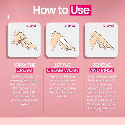 WooWoo Tame It! Natural Intimate Hair Removal Cream - Painless Vegan Depilatory for Sensitive Skin - Bikini, Legs & Bum - 100ml Avelisse