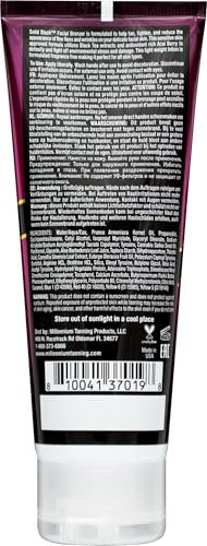 Millennium Tanning Solid Black Facial Bronzer 4 oz – Advanced Skin-Firming Face Tanning Lotion with DHA, Anti-Aging, Oil-Free, Non-Comedogenic Avelisse