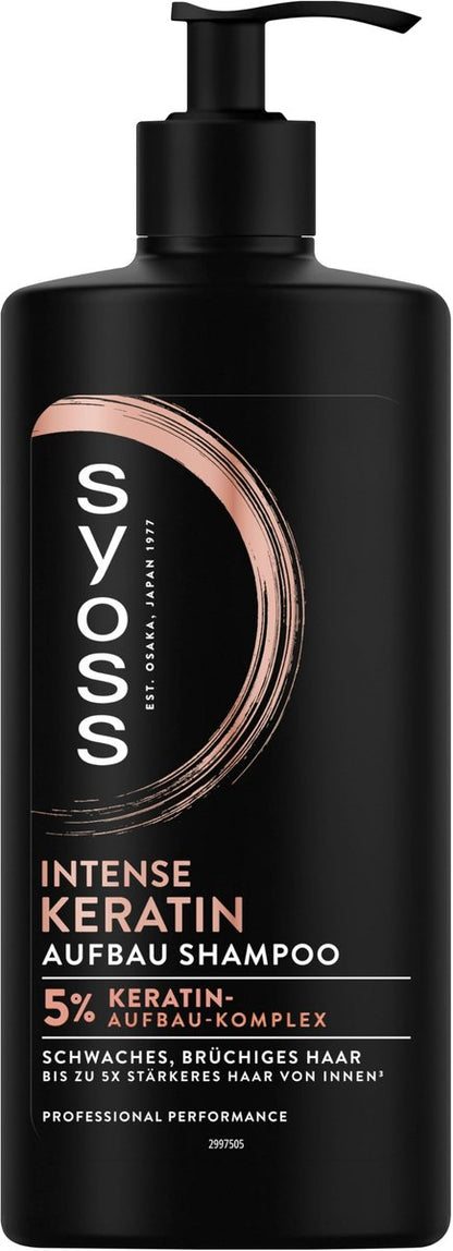 SYOSS Keratin Shampoo 440 ml - Strengthening & Smoothing Hair Care