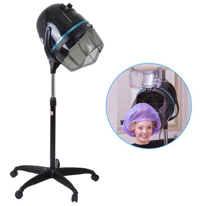 Professional Hooded Floor Dryer - Adjustable Rolling Hair Dryer for Salon & Home Use