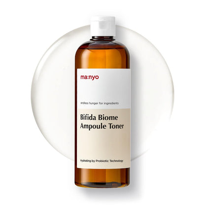 MA:NYO Bifida Biome Ampoule Toner 13.5 fl oz (400ml) | Hydrating & Soothing Facial Toner with 5 Types of Hyaluronic Acid for Daily Firmness | Korean Skincare