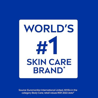 NIVEA Skin Care Set For Her - Nourishing Body Wash, Moisturizing Body Lotion, Lip Balm with Shea Butter, Hand Cream - 5 Piece Gift Set Avelisse