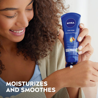 NIVEA Skin Care Set For Her - Nourishing Body Wash, Moisturizing Body Lotion, Lip Balm with Shea Butter, Hand Cream - 5 Piece Gift Set Avelisse