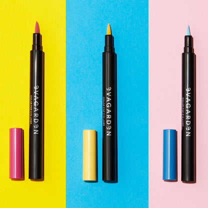 EVAGARDEN Color Pop Eye Liner - Blue Radiance - No Smudge, Quick Dry, Precision Tip