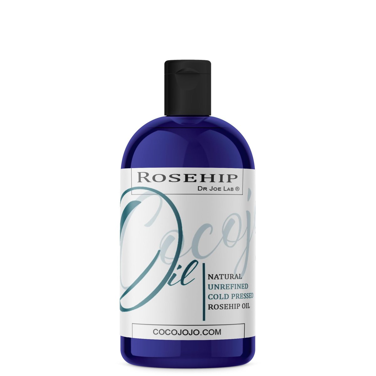 Dr Joe Lab Pure Unrefined Cold Pressed Rosehip Oil for Face, Hair, Skin, Body & Nails - 16 oz Avelisse