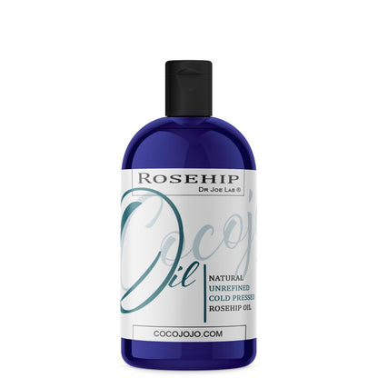 Dr Joe Lab Pure Unrefined Cold Pressed Rosehip Oil for Face, Hair, Skin, Body & Nails - 16 oz Avelisse