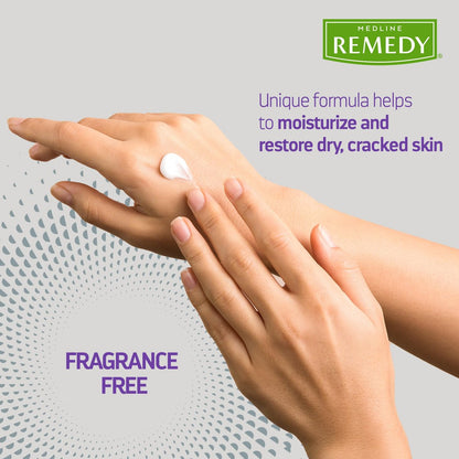 Medline Remedy Specialized Skin Cream, Fragrance-Free (16 oz) - 1.5% Dimethicone Nourishing Moisturizer for Dry Skin, Hypoallergenic Body Cream Avelisse