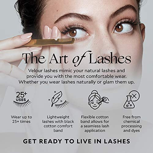 VELOUR Too Clean Lash Wand – 2-in-1 Eyelash Cleansing Brush for False Lashes & Extensions | Brow & Lash Brush | Gold | Full Size Avelisse