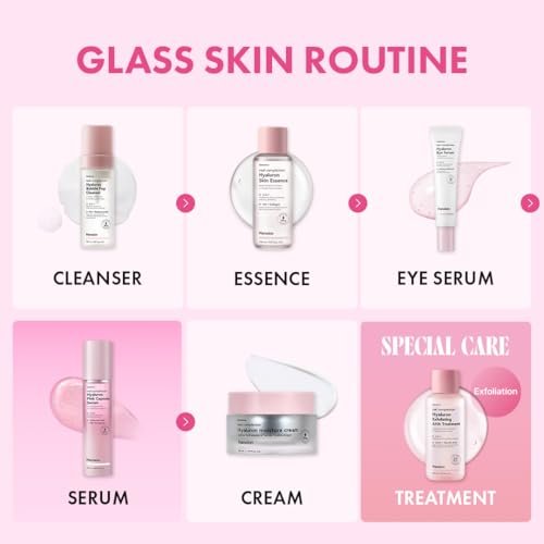 Hanskin Hyaluron Pink Capsule Serum – 6-Layer Hyaluronic Acid for Deep Hydration, Glass Skin Glow & Pink Radiance | Vitamin B12 Barrier Support, Moisturizing & Brightening Korean Serum | 1.69 fl oz - görsel 18
