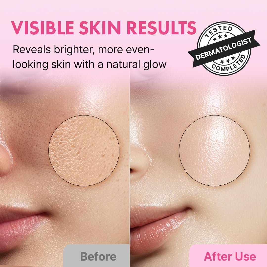 Hanskin Hyaluron Pink Capsule Serum – 6-Layer Hyaluronic Acid for Deep Hydration, Glass Skin Glow & Pink Radiance | Vitamin B12 Barrier Support, Moisturizing & Brightening Korean Serum | 1.69 fl oz - görsel 11