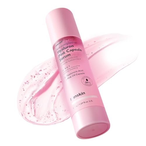 Hanskin Hyaluron Pink Capsule Serum – 6-Layer Hyaluronic Acid for Deep Hydration, Glass Skin Glow & Pink Radiance | Vitamin B12 Barrier Support, Moisturizing & Brightening Korean Serum | 1.69 fl oz - görsel 2