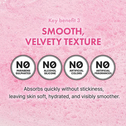 Hanskin Hyaluron Pink Capsule Serum – 6-Layer Hyaluronic Acid for Deep Hydration, Glass Skin Glow & Pink Radiance | Vitamin B12 Barrier Support, Moisturizing & Brightening Korean Serum | 1.69 fl oz