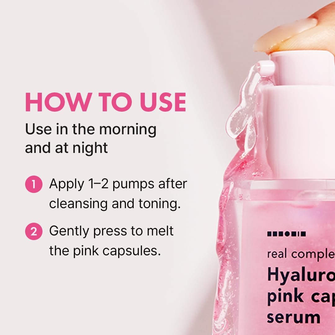 Hanskin Hyaluron Pink Capsule Serum – 6-Layer Hyaluronic Acid for Deep Hydration, Glass Skin Glow & Pink Radiance | Vitamin B12 Barrier Support, Moisturizing & Brightening Korean Serum | 1.69 fl oz - görsel 15