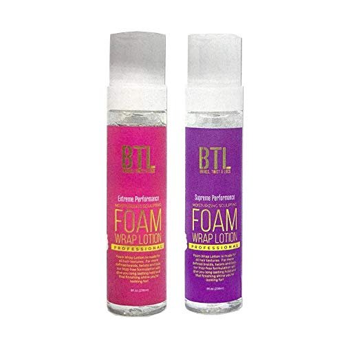 BTL Professional Moisture Sculpting Foam Wrap Lotion, Extreme Performance - 8 Fl Oz Avelisse