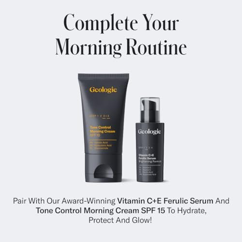 Geologie Moisturizing Face Cream with SPF 15 – Daily Hydrating Cream with Hyaluronic Acid & Niacinamide – Lightweight for Men & Women, 2 Fl Oz Avelisse