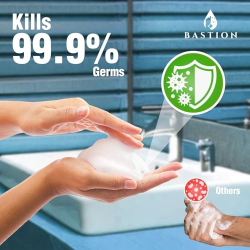 Bastion Foaming Antibacterial Hand Soap Refill – Pina Colada Scent, 1 Gallon (128 oz) – Bulk Moisturizing Hand Wash for Home, Office, Kitchen, Bathroom – Kills Germs, Softens Hands Avelisse