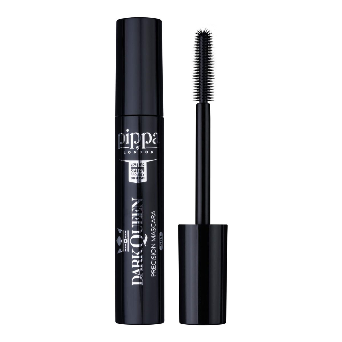 Pippa of London Dark Queen Mascara – Intense Black Volume & Length, 1 Fl Oz - görsel 1