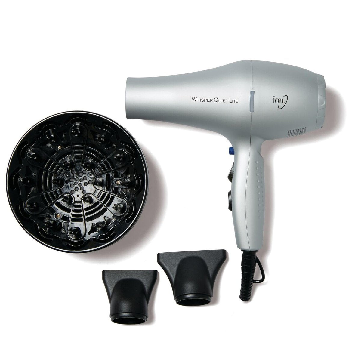 Ion Whisper Quiet Lite Ionic Ceramic Hair Dryer – 1875 Watts, Lightweight & Powerful Avelisse