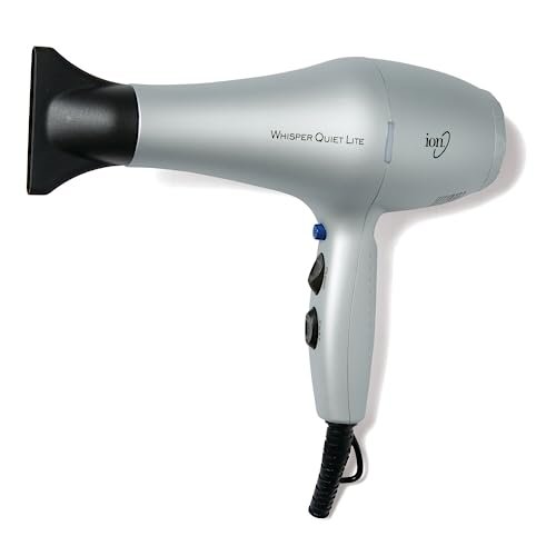 Ion Whisper Quiet Lite Ionic Ceramic Hair Dryer – 1875 Watts, Lightweight & Powerful Avelisse