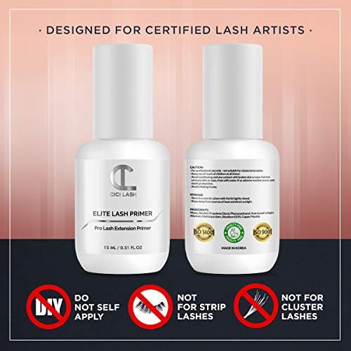 Elite Eyelash Extension Primer & Pre-Treatment (15ml) – Professional Lash Cleanser & Protein Oil Remover for Mink Extensions – Increases Retention & Adhesive Drying Time - görsel 4
